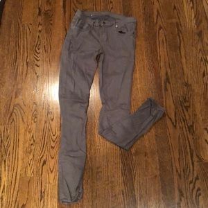 Helmut Lang Grey Skinny Jeans